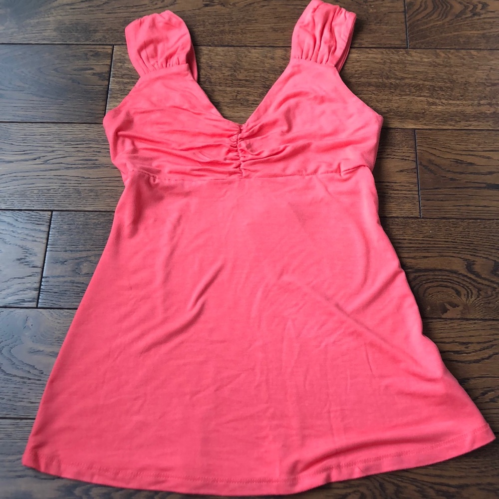 BOSTON PROPER weekend ruched top